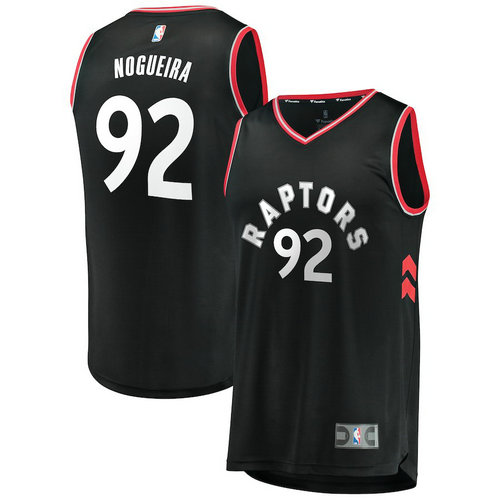 canotta nba Lucas Nogueira 92 2018-2019 toronto raptors nero